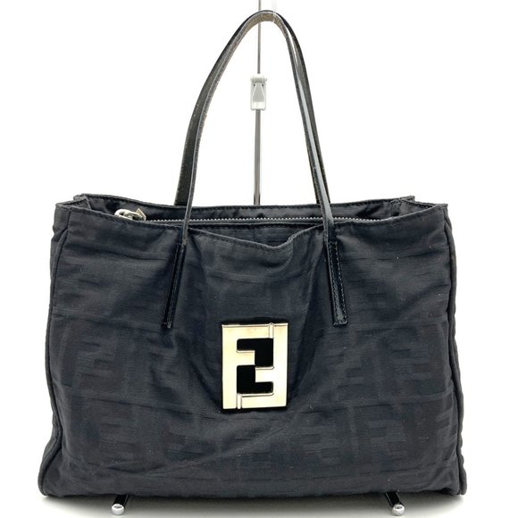 FENDI handbag in black nylon/canvas for men and women - Picture 1 of 14